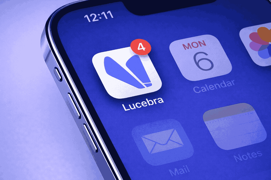 Lucebra App on Mobile